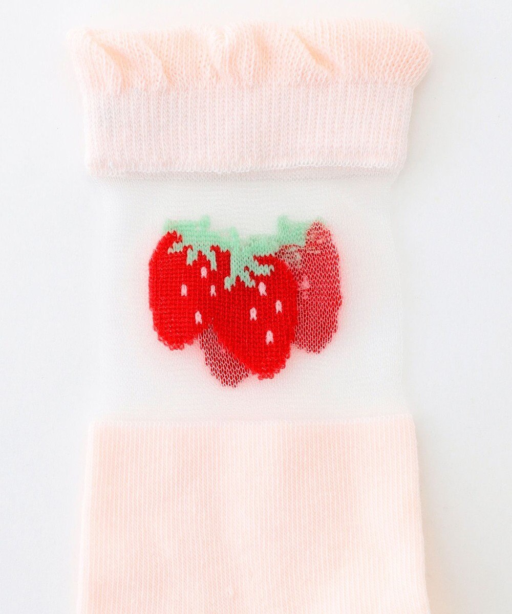 ANY KIDS シースルーモチーフソックス 