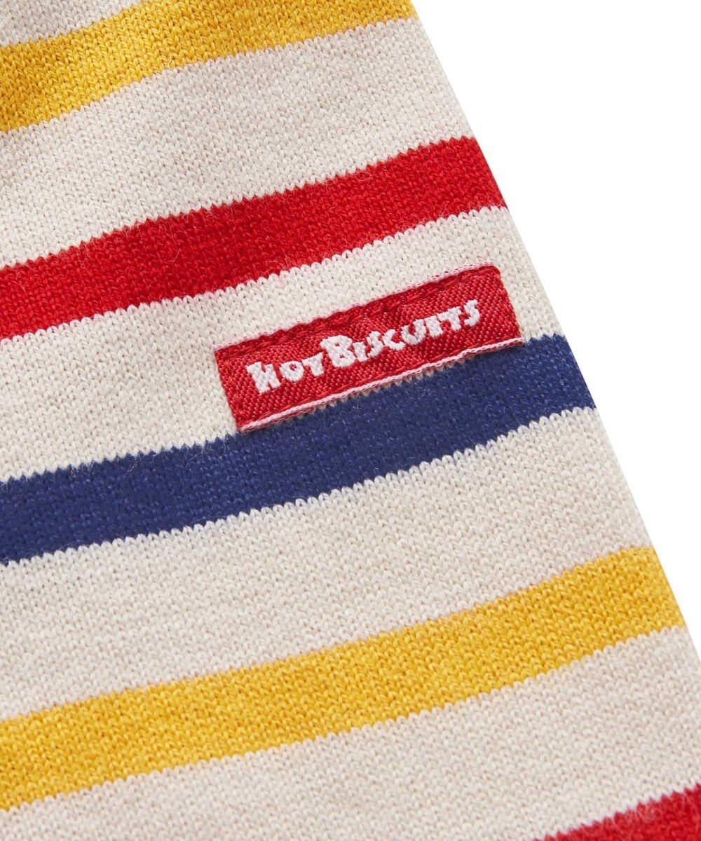 MIKI HOUSE HOT BISCUITS 【80-120cm】ボーダーワンピース 