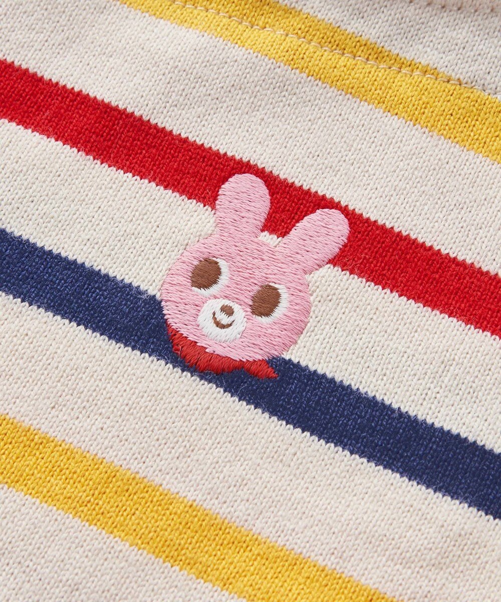MIKI HOUSE HOT BISCUITS 【80-120cm】ボーダーワンピース 