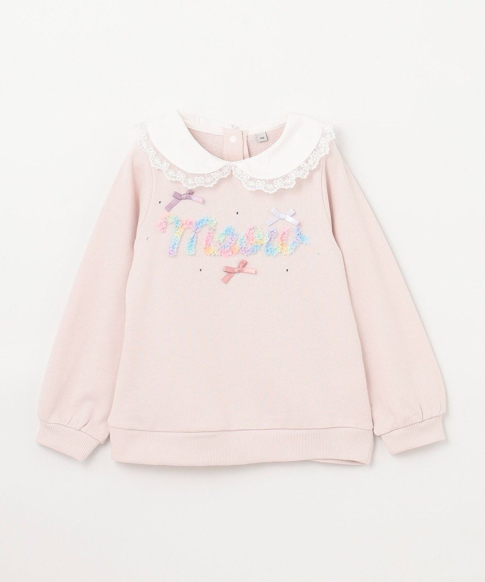 ANY KIDS 裏毛 モシャモシャ ロゴ トレーナー 