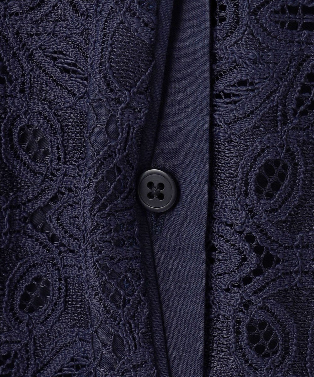 自由区 S 【洗える】フラワータイルレース ワンピース 