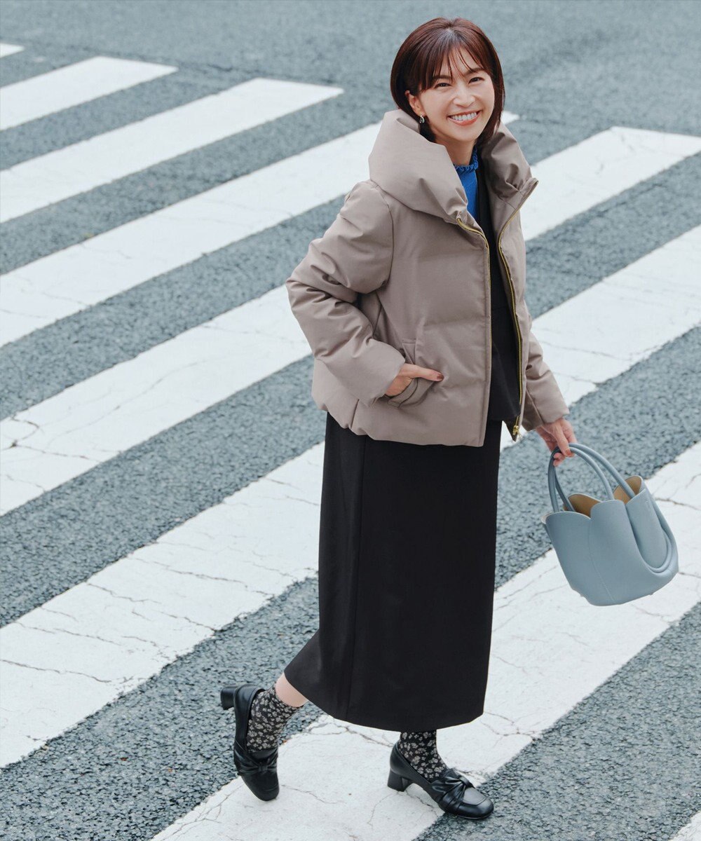 Tiaclasse 【安田美沙子さん着用・ポーチ・ショルダー紐付き】フラワーカットフェイクレザーバッグ 