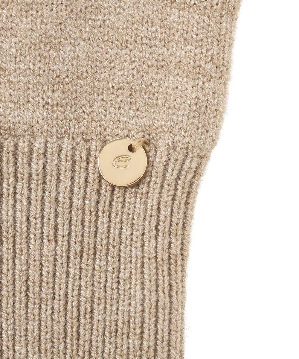 earth music&ecology チャーム付きニットミトン 