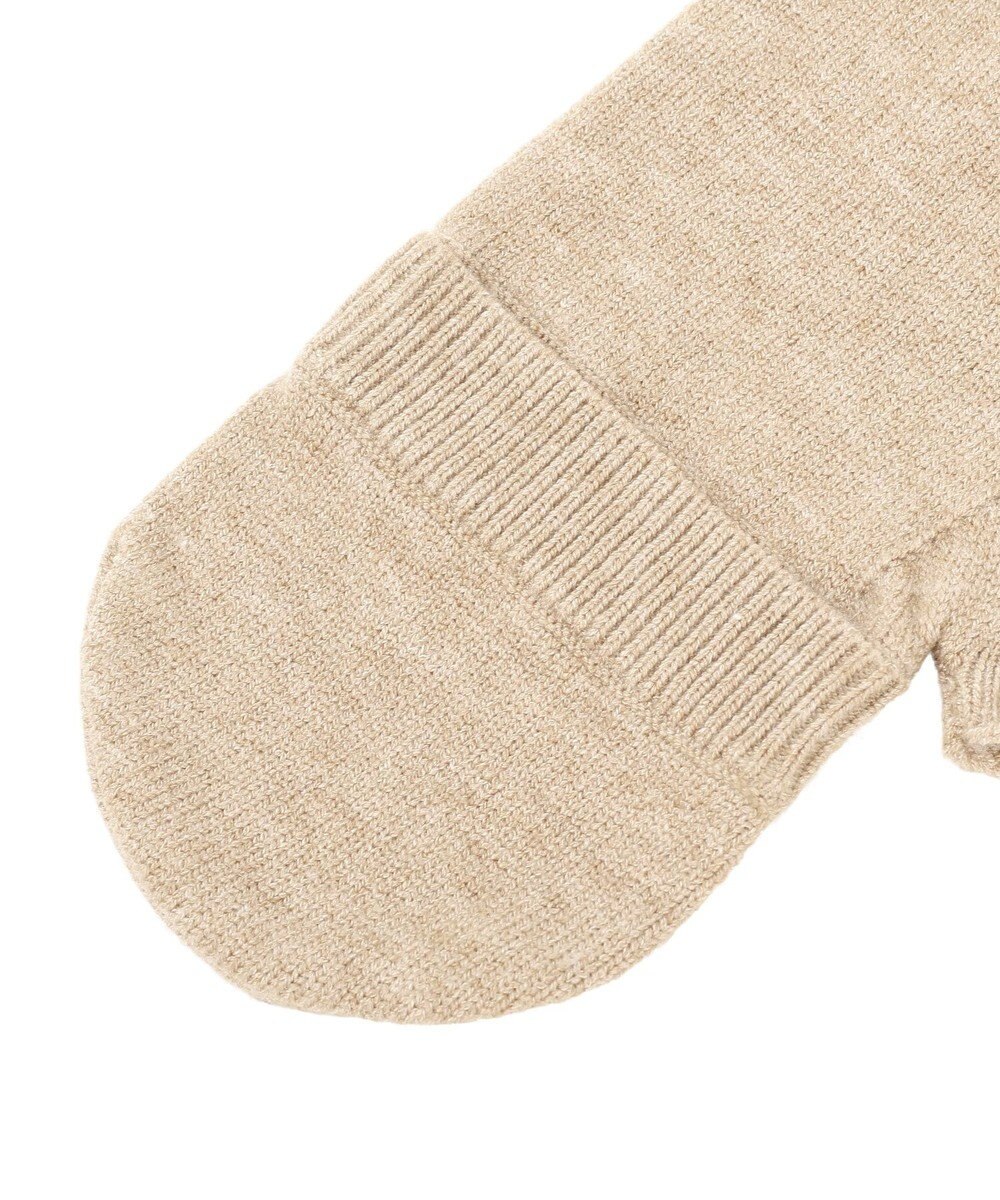 earth music&ecology チャーム付きニットミトン 