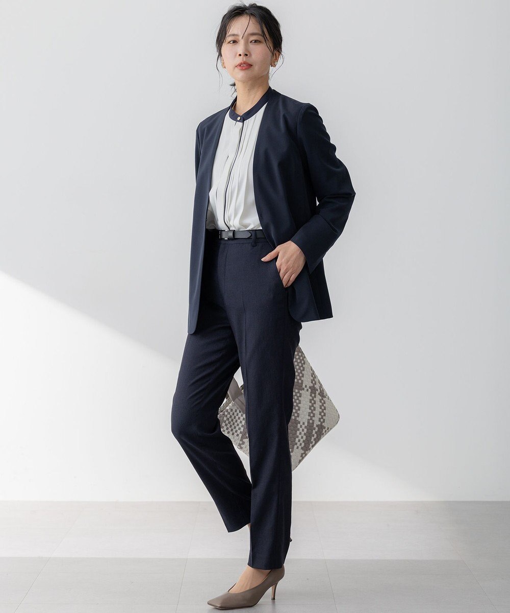 23区 S 【セットアップ対応/洗える】2WAYストレッチツイル ジャケット 