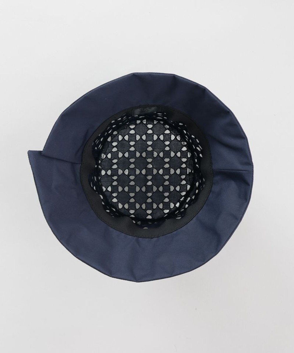 AURORA 【 LANVIN COLLECTION（ランバン コレクション） 】レースJL切り替えクロッシェハット 