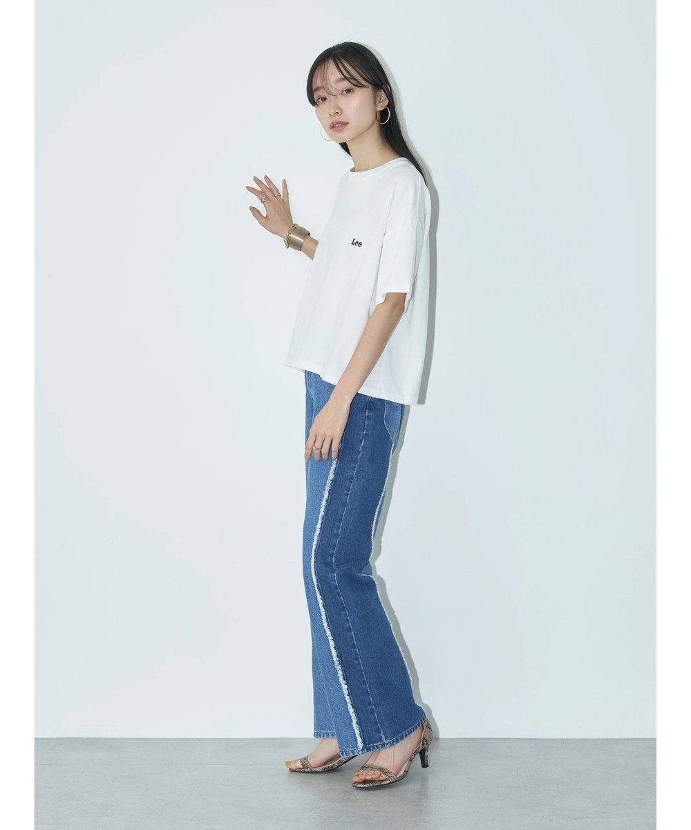 earth music&ecology Ｌｅｅ×ｅ．ｍ．ａ．ｅ　ＢＡＣＫ　ＰＲＩＮＴ　ＴＥＥ 