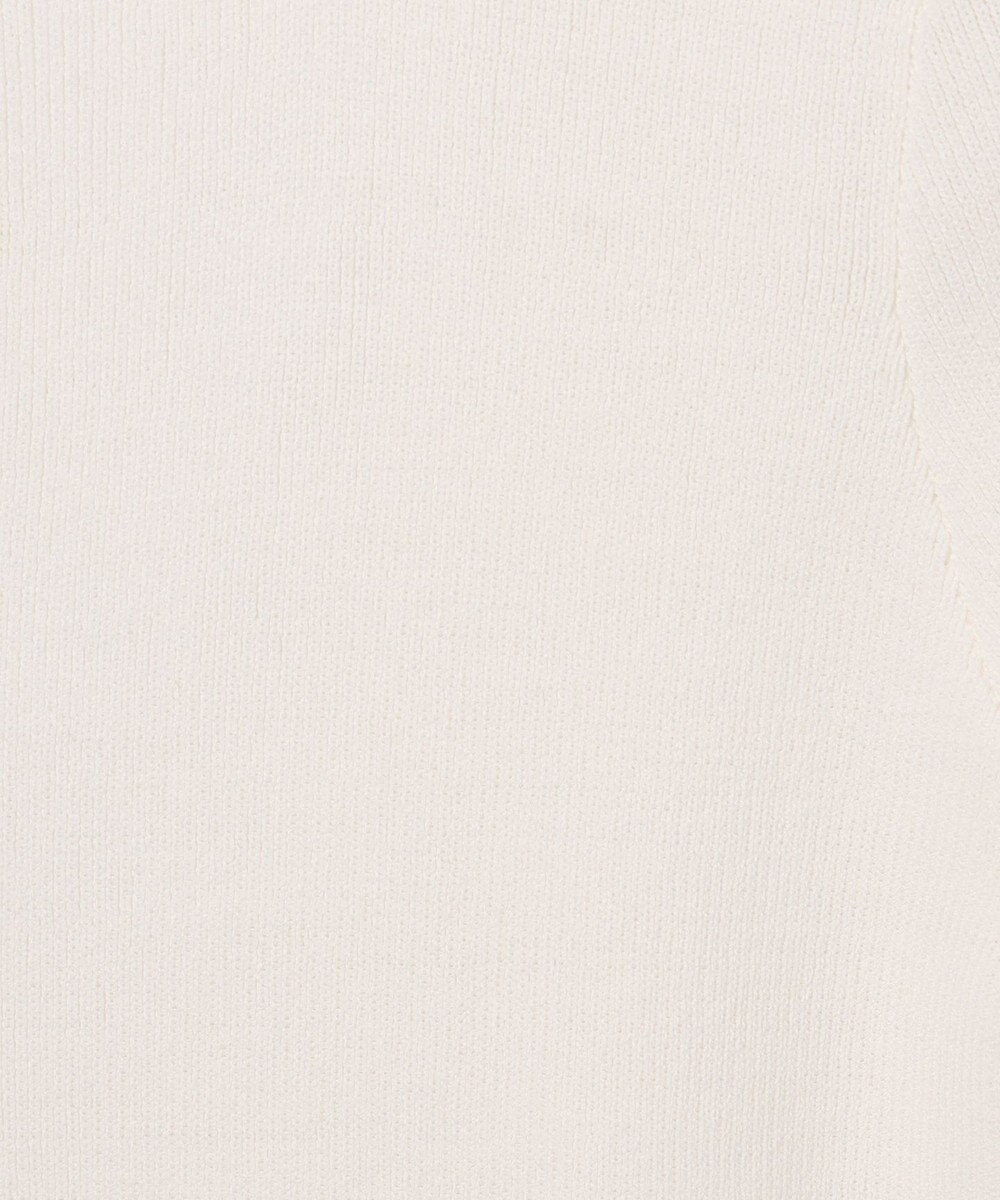 GRACE CONTINENTAL タフタケープ付ニットトップ 