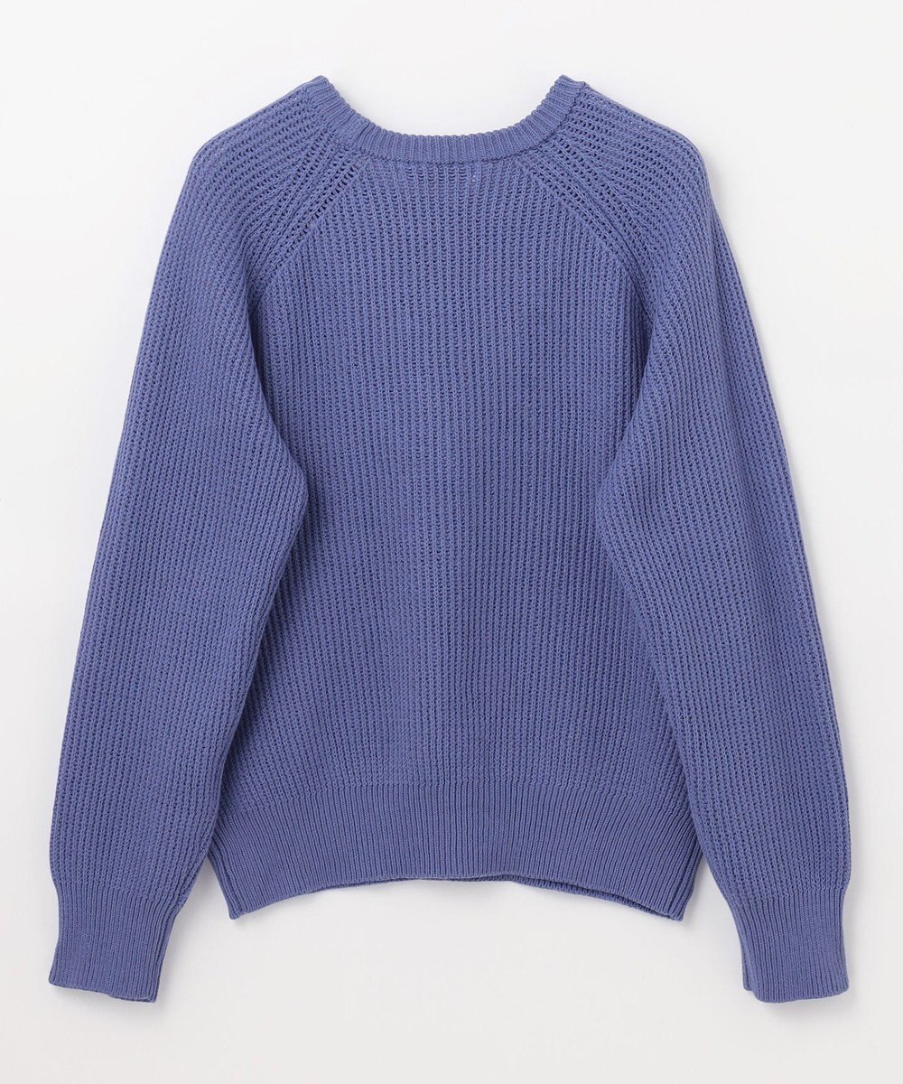 ANY 【洗濯機可/UVカット/アンチピリング】コットンメッシュニット 