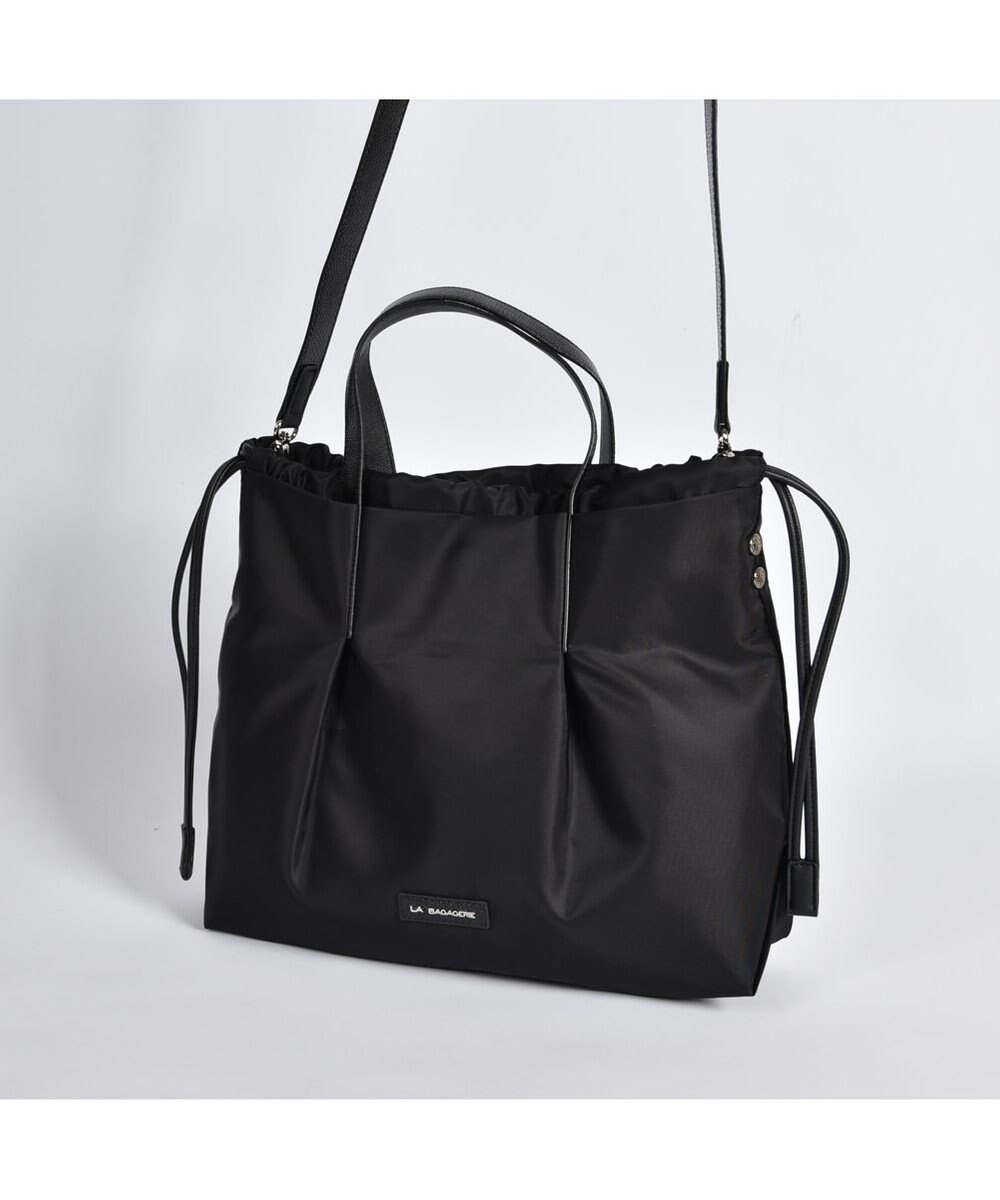 LA BAGAGERIE ドローストリング2WAYトート Sサイズ 