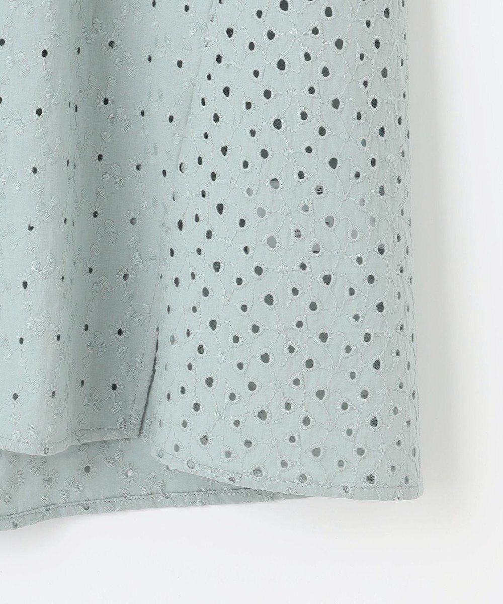 組曲 L エンブロイダリーレースノースリーブ ブラウス 