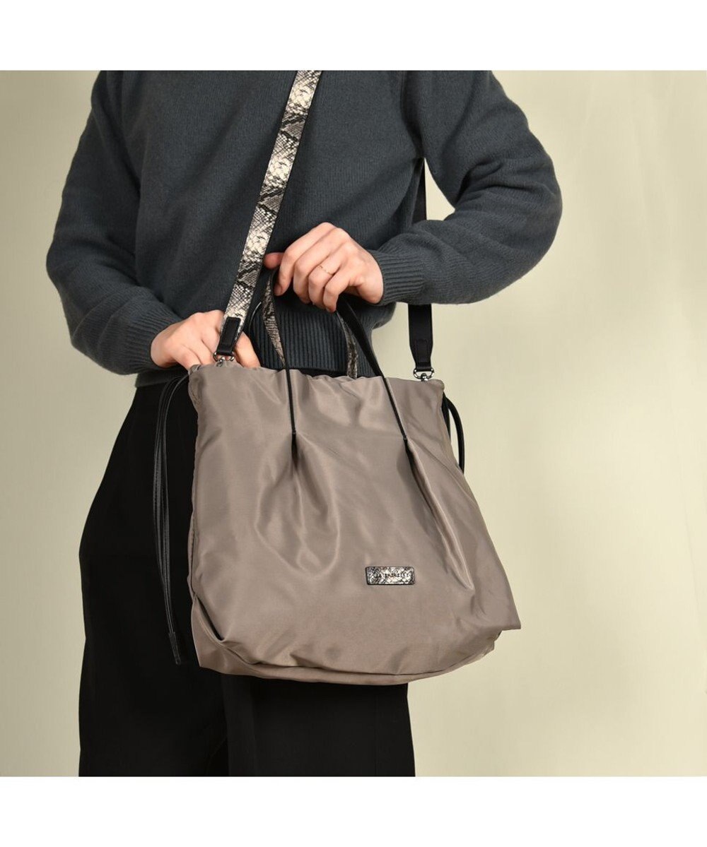 LA BAGAGERIE ドローストリング2WAYトート Sサイズ 
