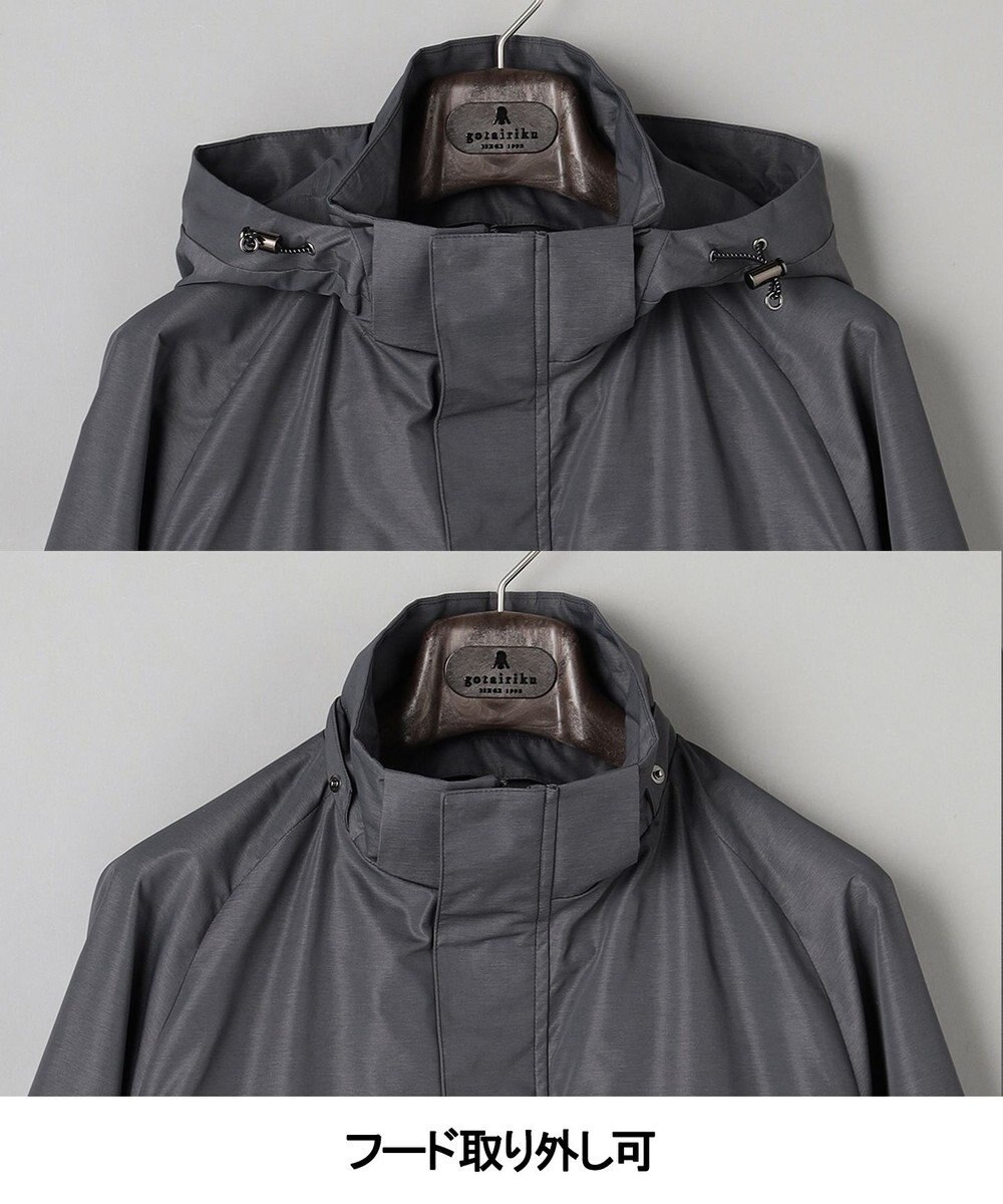 GOTAIRIKU ダウンライナー装着可【仕事で着用可】メランジシャンブレー スプリングブルゾン(26年モデル) 