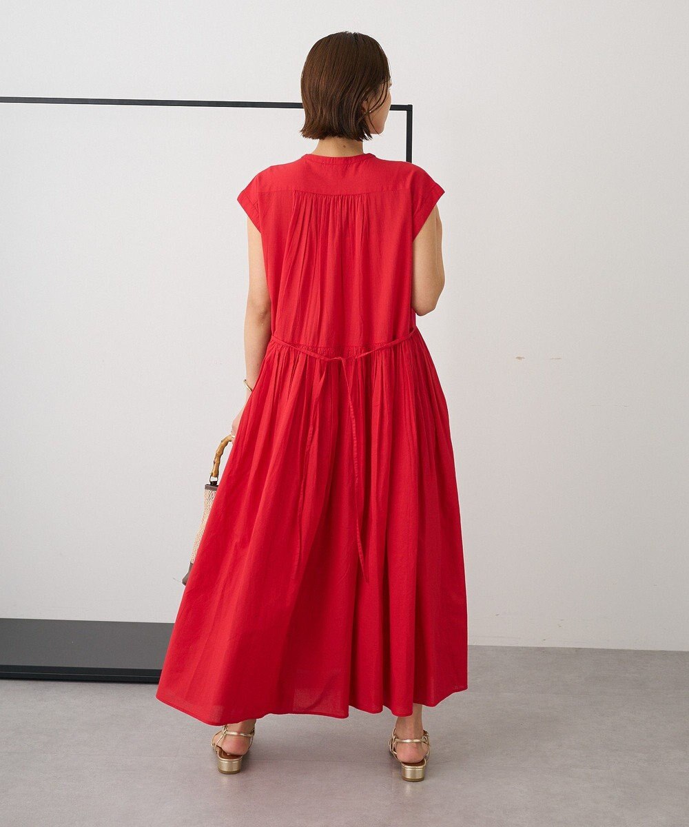 CRAFT STANDARD BOUTIQUE インド綿フレンチスリーブワンピース 