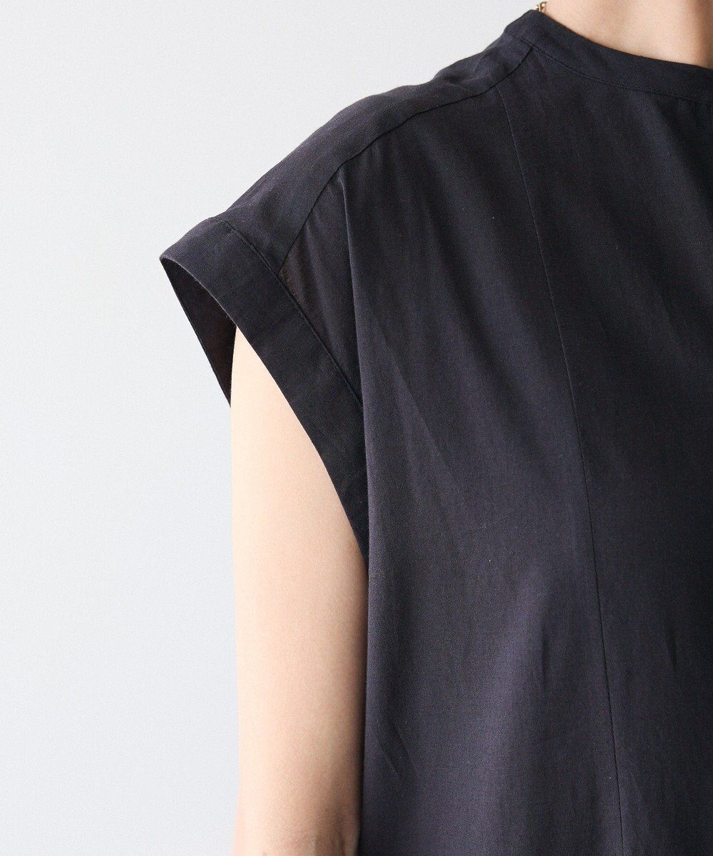 CRAFT STANDARD BOUTIQUE インド綿フレンチスリーブワンピース 