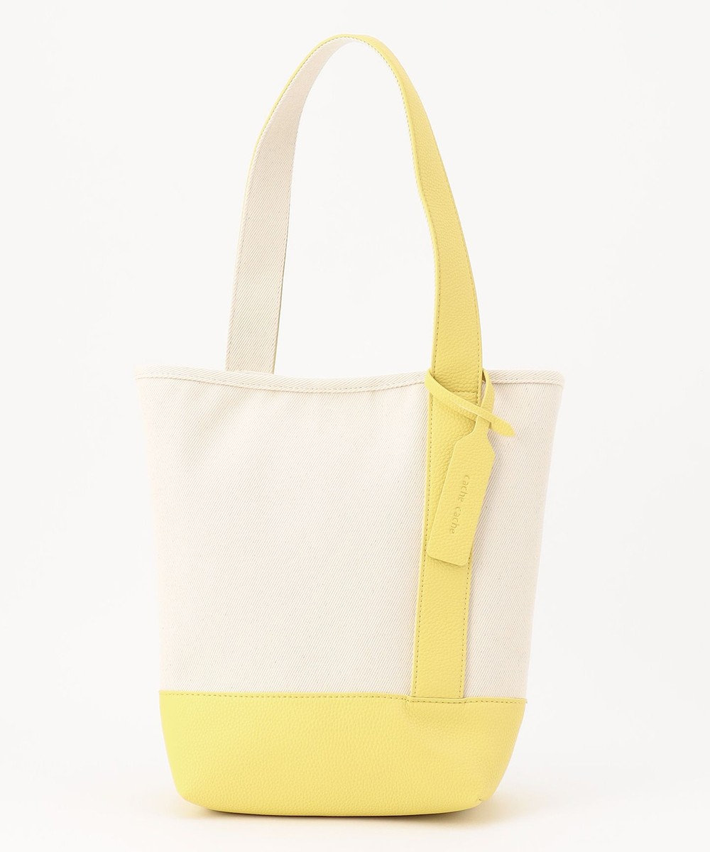 UNBILLION cachecache ワンハンドルバケツ型パーテーショントートバッグ 