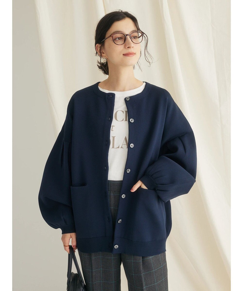 CRAFT STANDARD BOUTIQUE リサイクルポリエステルニットカーディガン 