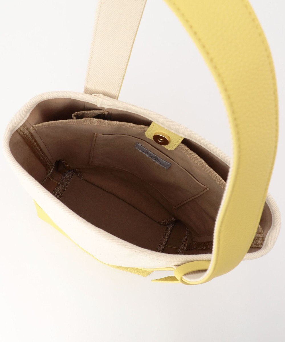 UNBILLION cachecache ワンハンドルバケツ型パーテーショントートバッグ 