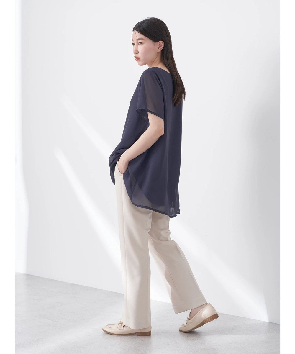 earth music&ecology シアードッキングＡラインチュニック 