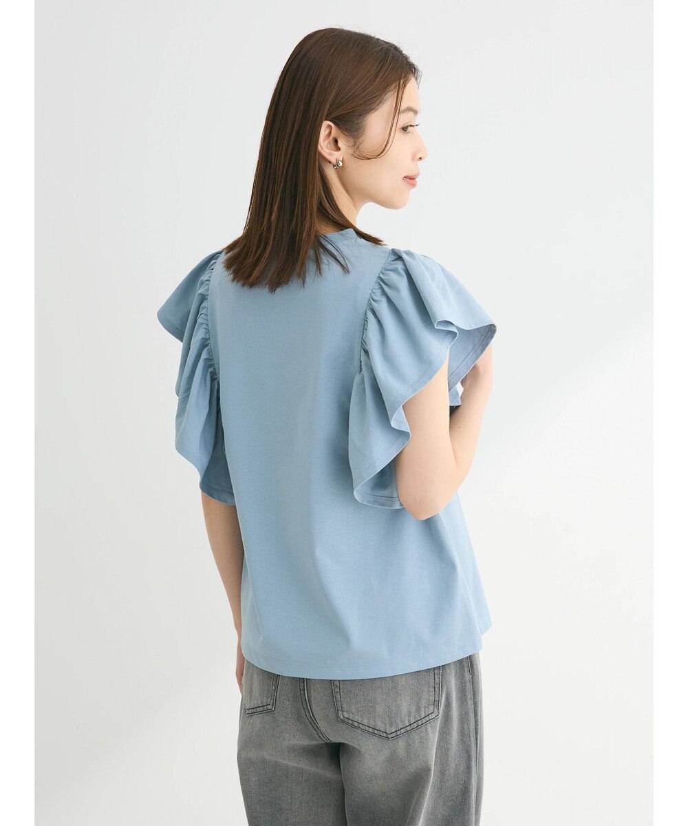 Green Parks ・ＳＵＧＡＲ　ＳＰＯＯＮ＜ＣＯＯＬ＞ラッフルスリーブＴＥＥ 