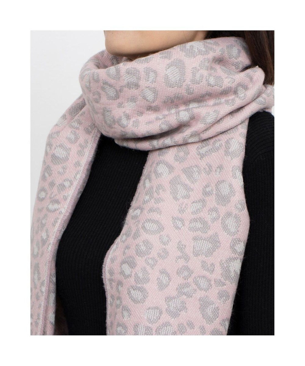 UNBILLION カシュネ cache nez / ヒョウ柄ジャカードストール 