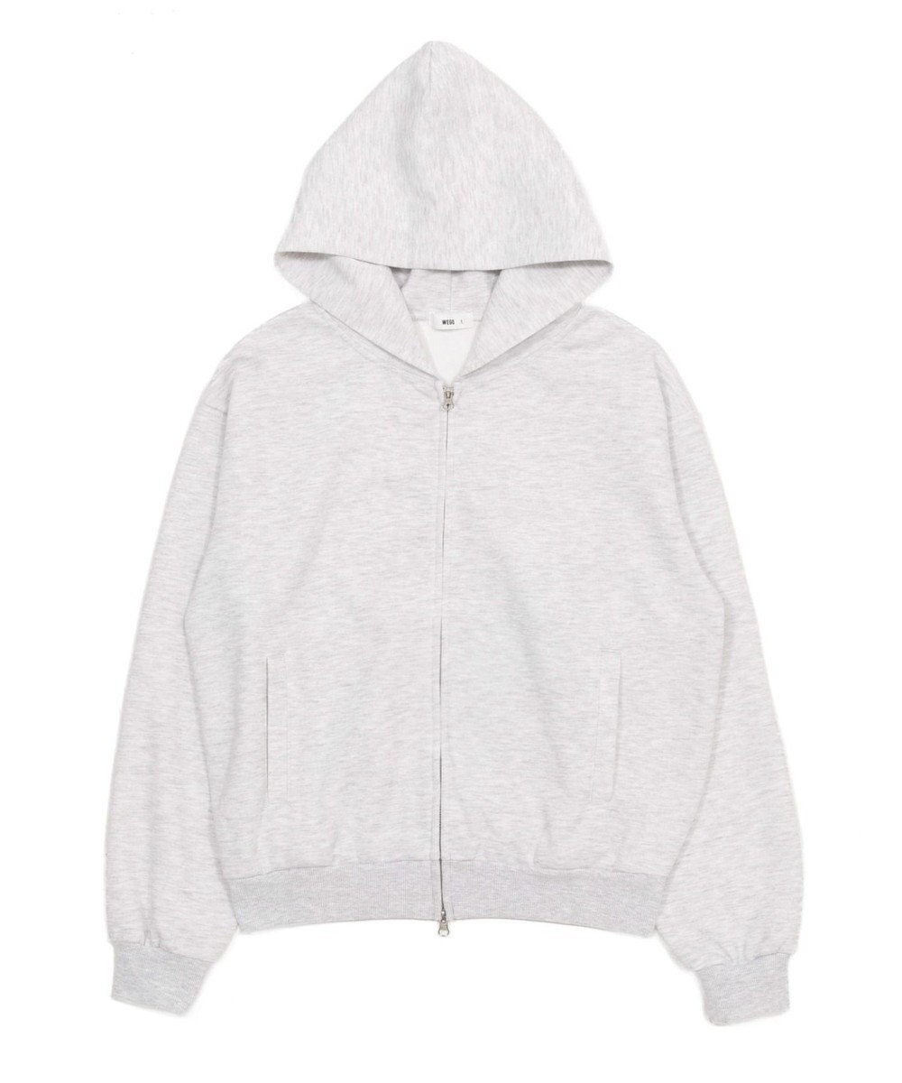 WEGO 【ユニセックス着用ITEM/SMLサイズ展開】ボンディングZIPパーカー 