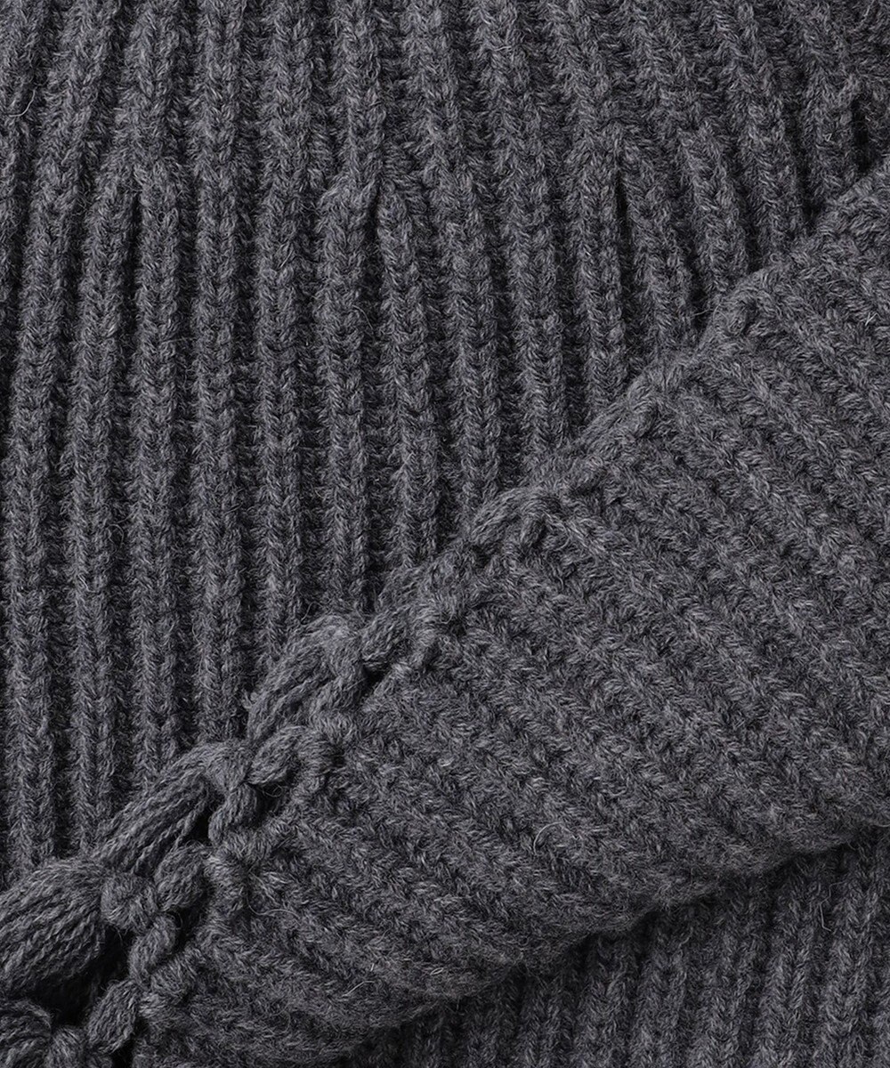 23区 【SLOW/一部店舗限定】ニットトータル フリンジ ネックウォーマ― 