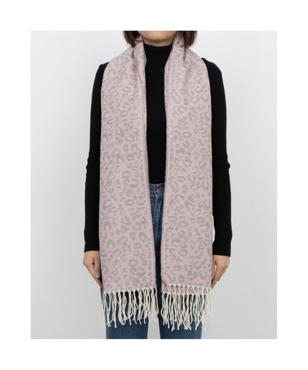 UNBILLION カシュネ cache nez / ヒョウ柄ジャカードストール 