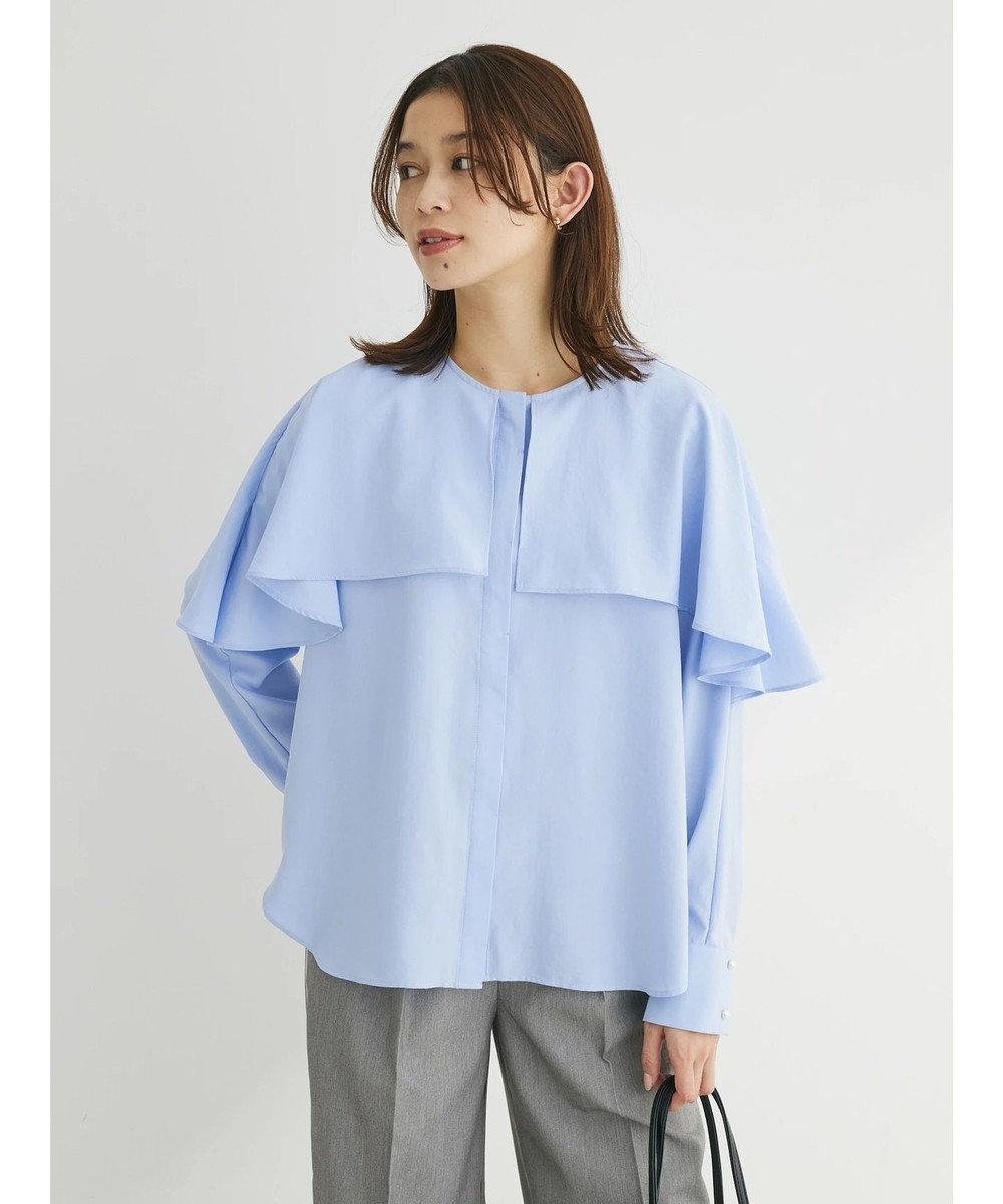 Green Parks ケープ風ブラウス 