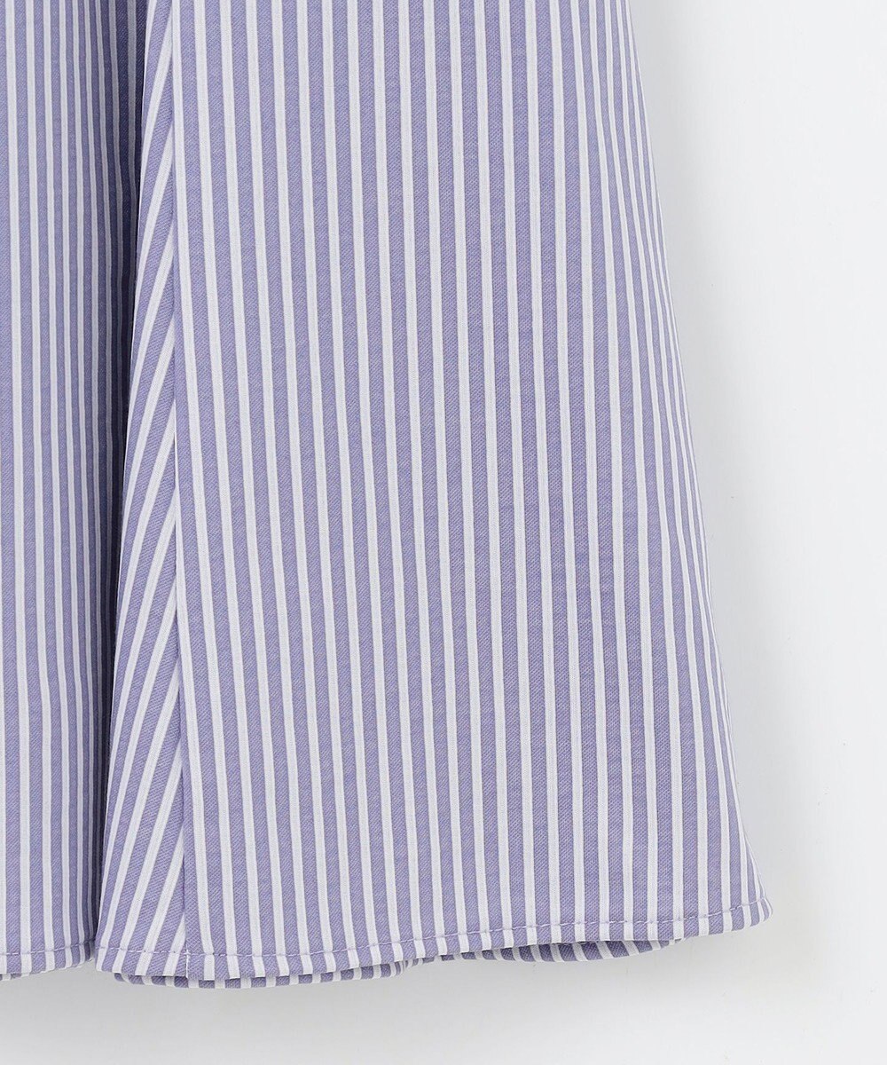 J.PRESS LADIES 【WEB限定・洗える】ストライプジャージー フレア カットソー 