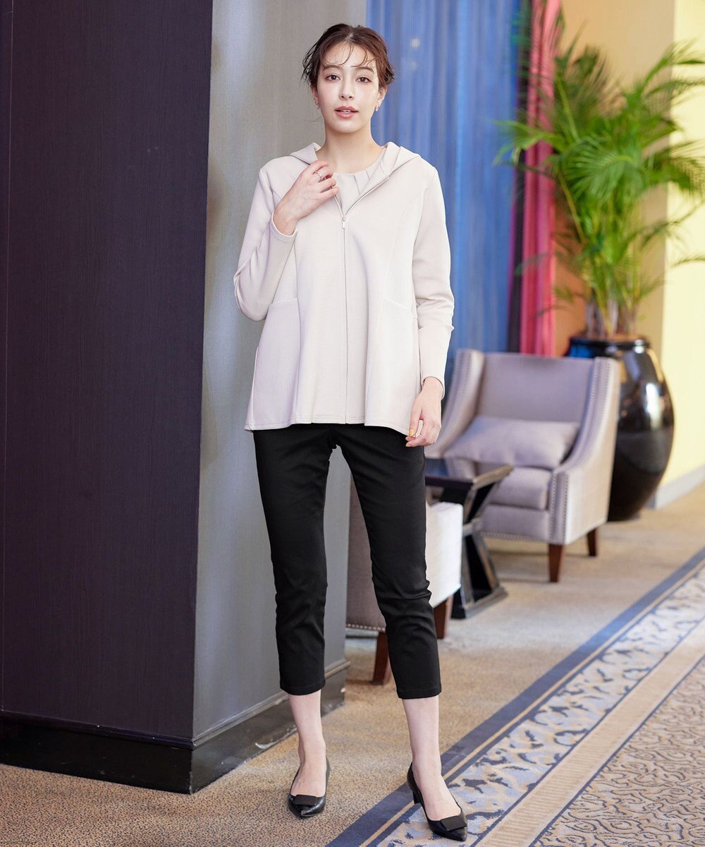 Tiaclasse 【新色追加・洗える】アンクルテーパードパンツ 