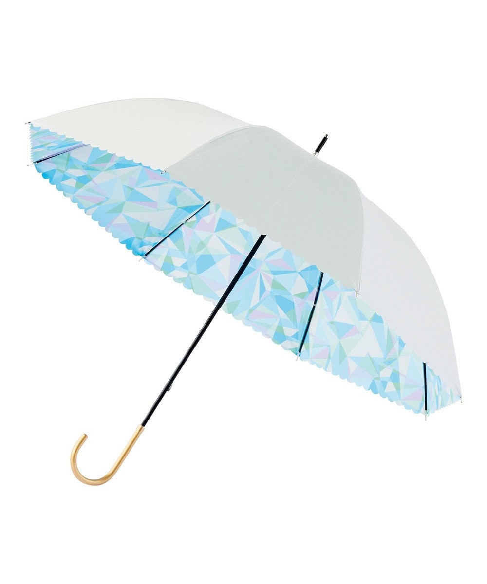 MOONBAT estaa 晴雨兼用 長傘 日傘 グリーミング 遮光 遮熱 UV ホワイト