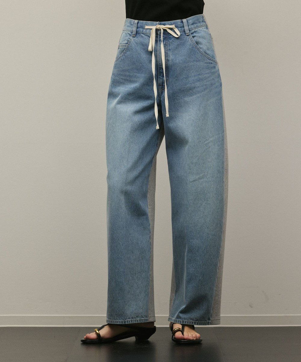 GRACE CONTINENTAL コンビドロストデニムパンツ 