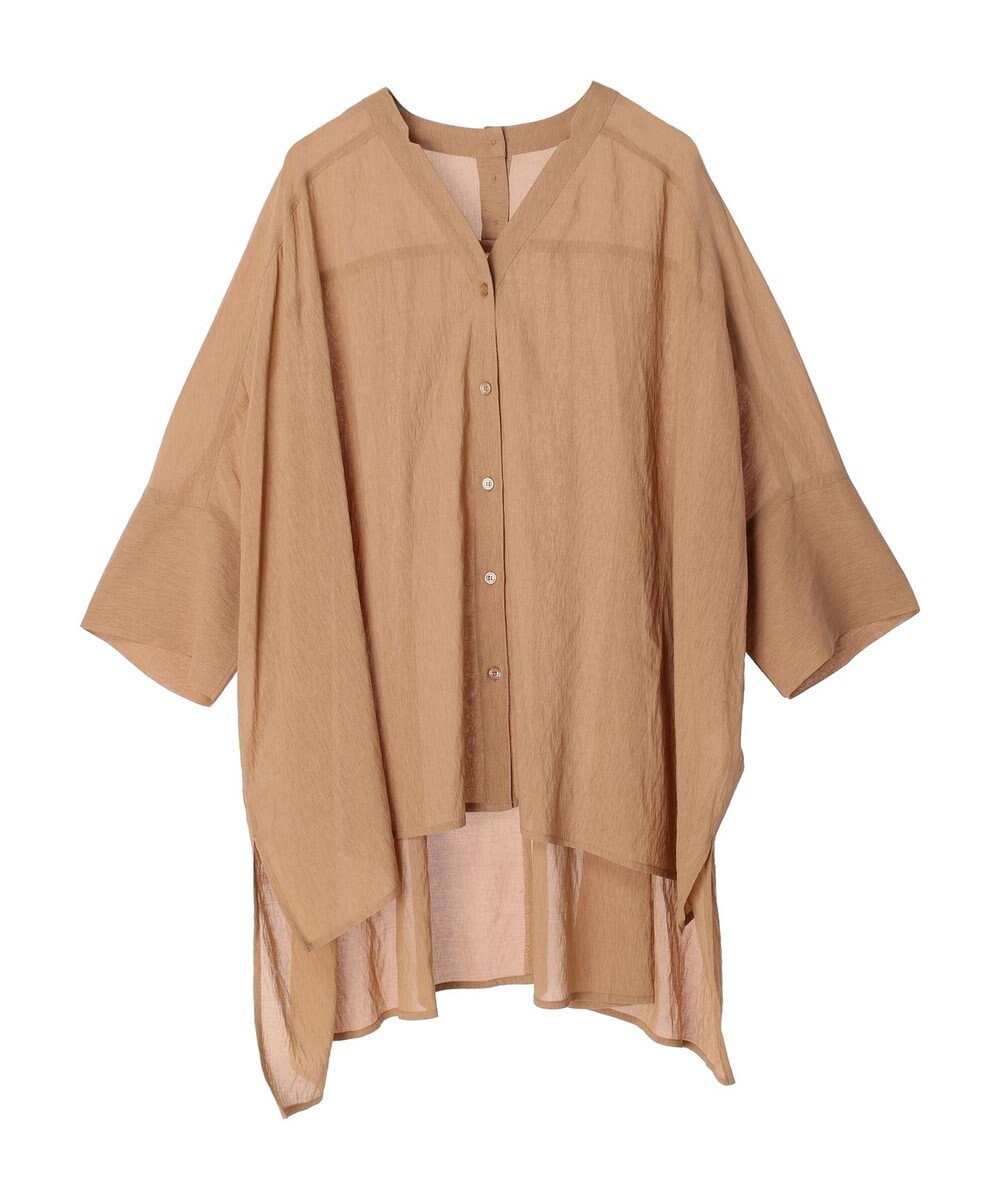 AMERICAN HOLIC バックギャザーＶネックシアーシャツ 