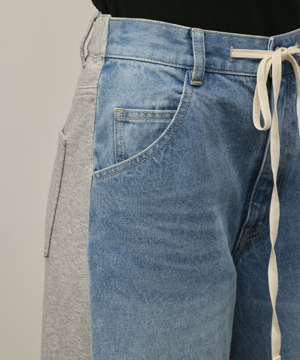 GRACE CONTINENTAL コンビドロストデニムパンツ 