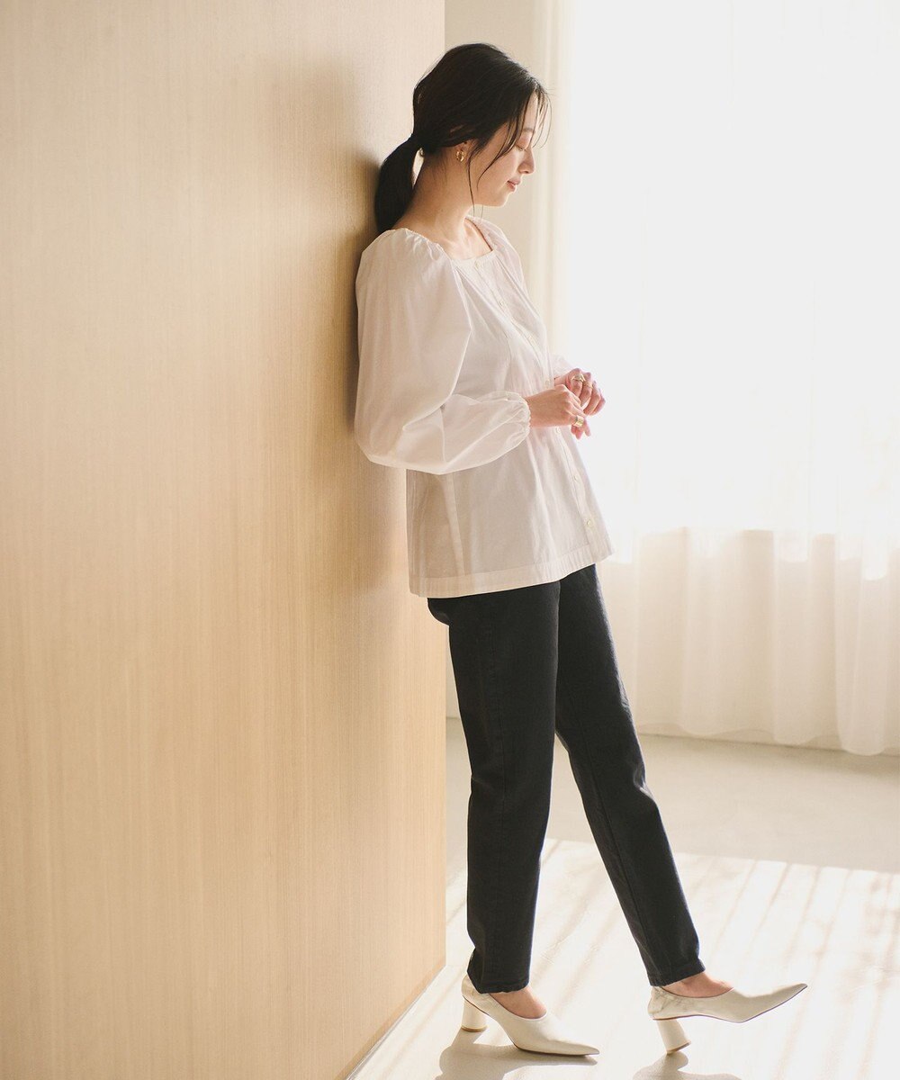 #Newans 【ANSWER for ほど甘トレンド】スクエアネックペプラムブラウス 