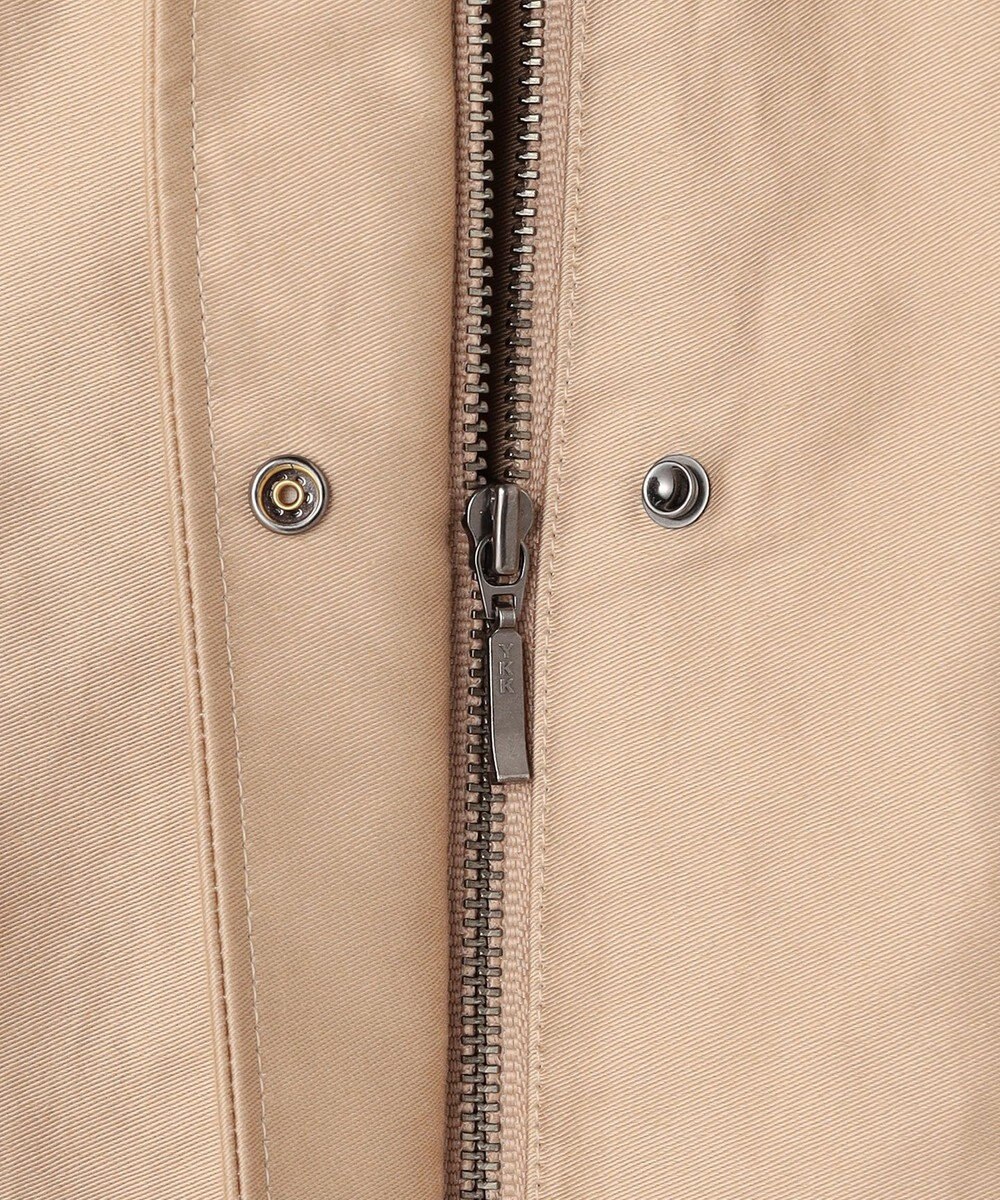 ICB L 【配色襟取り外し可能】ライトモールスキン キルトライナー付きバーンジャケット 