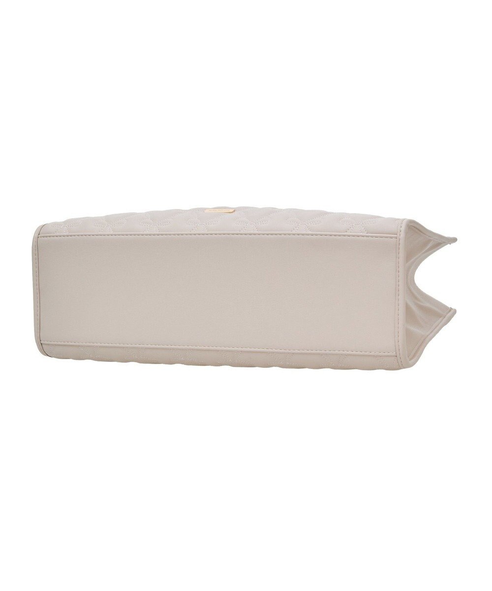 Maison de FLEUR スカーフ付リボンキルティングトートバッグ 