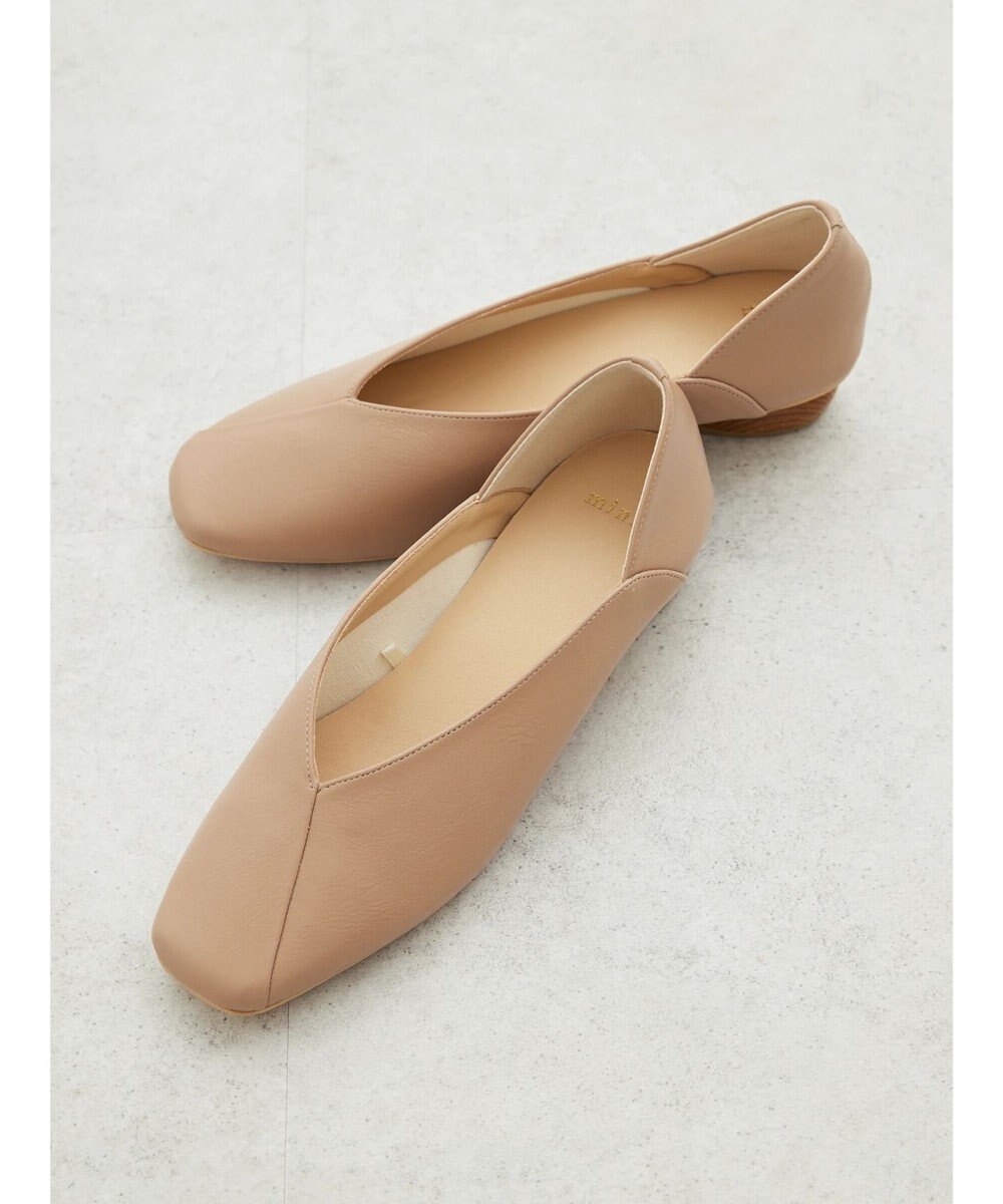 Green Parks ・ｍｉｎｉａ　ウッドヒールパンプス 