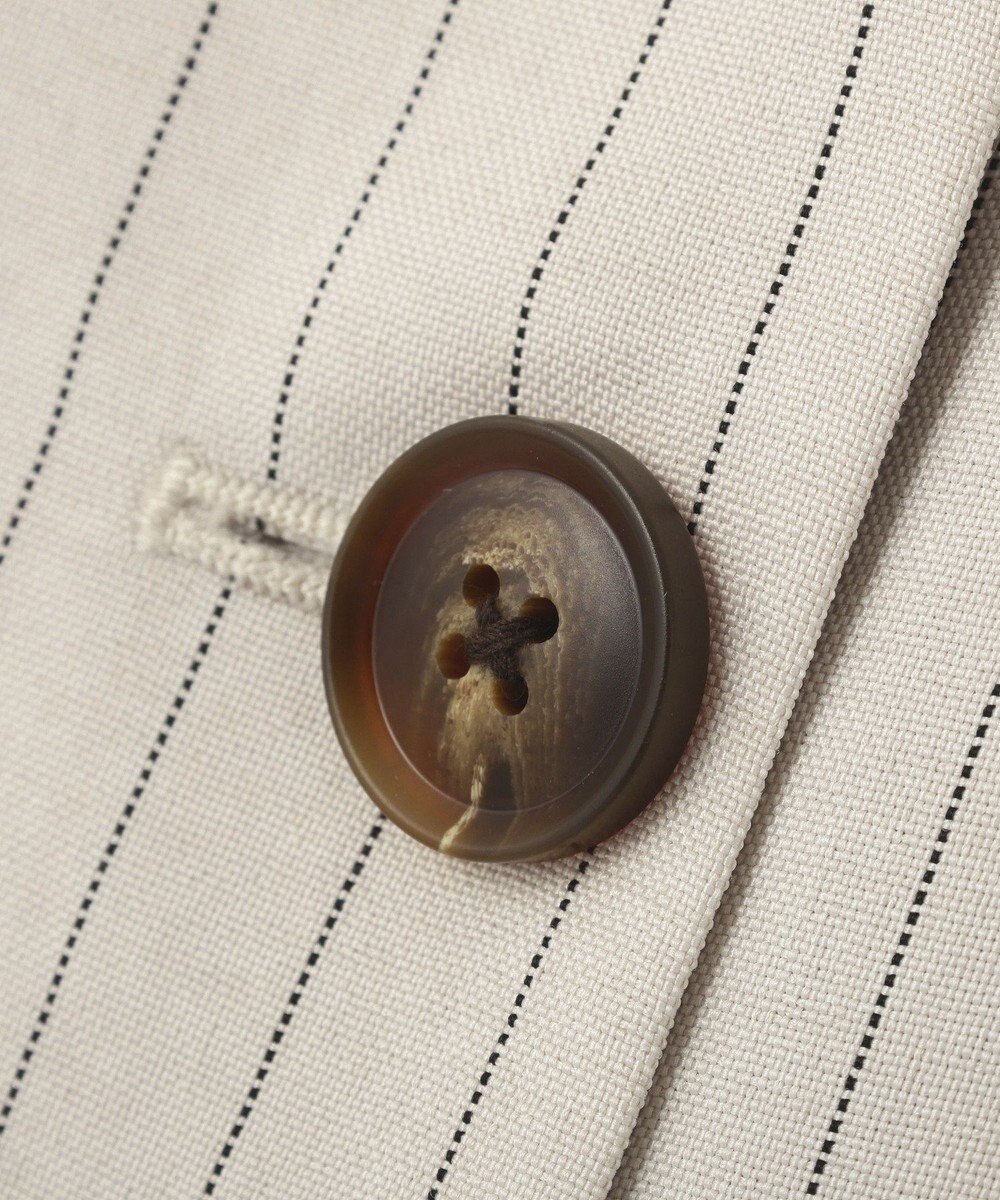 earth music&ecology 【セットアップ対応】リネンライクダブルジャケット 