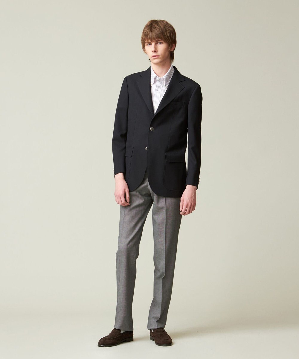 J.PRESS MEN 【夏に嬉しい高機能】カノコインレイストライプパッチポケット シャツ/B.D. 