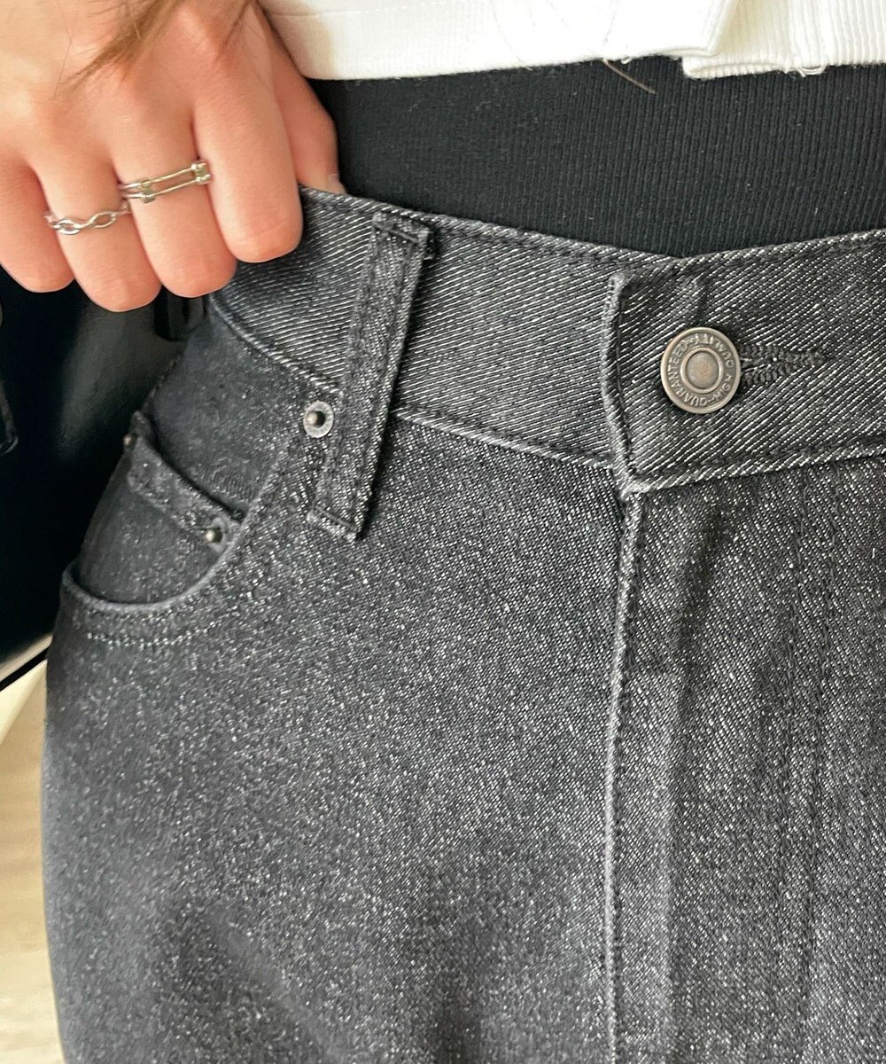 WEGO 【MLサイズ展開】ハートサイドラインストレートパンツ 