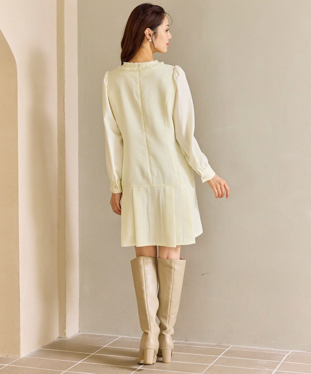 Feroux ツイードミディ ワンピース 