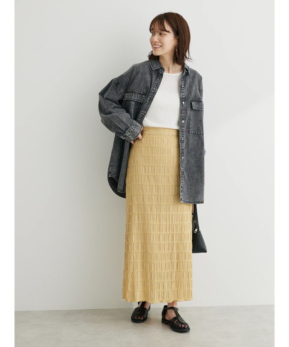 Green Parks ・ＳＵＧＡＲ　ＳＰＯＯＮ　シャーリングギャザースカート 