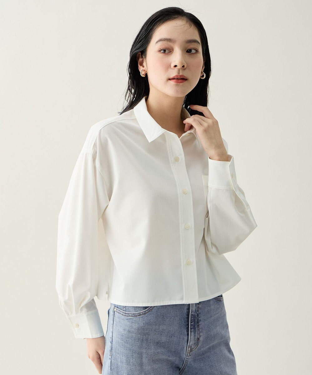 ANY L ANYクロップドシャツ 