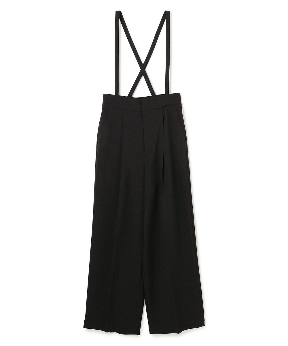 uncrave ウォッシャブルドライサップ ワイドパンツ（サスペンダー付き） 