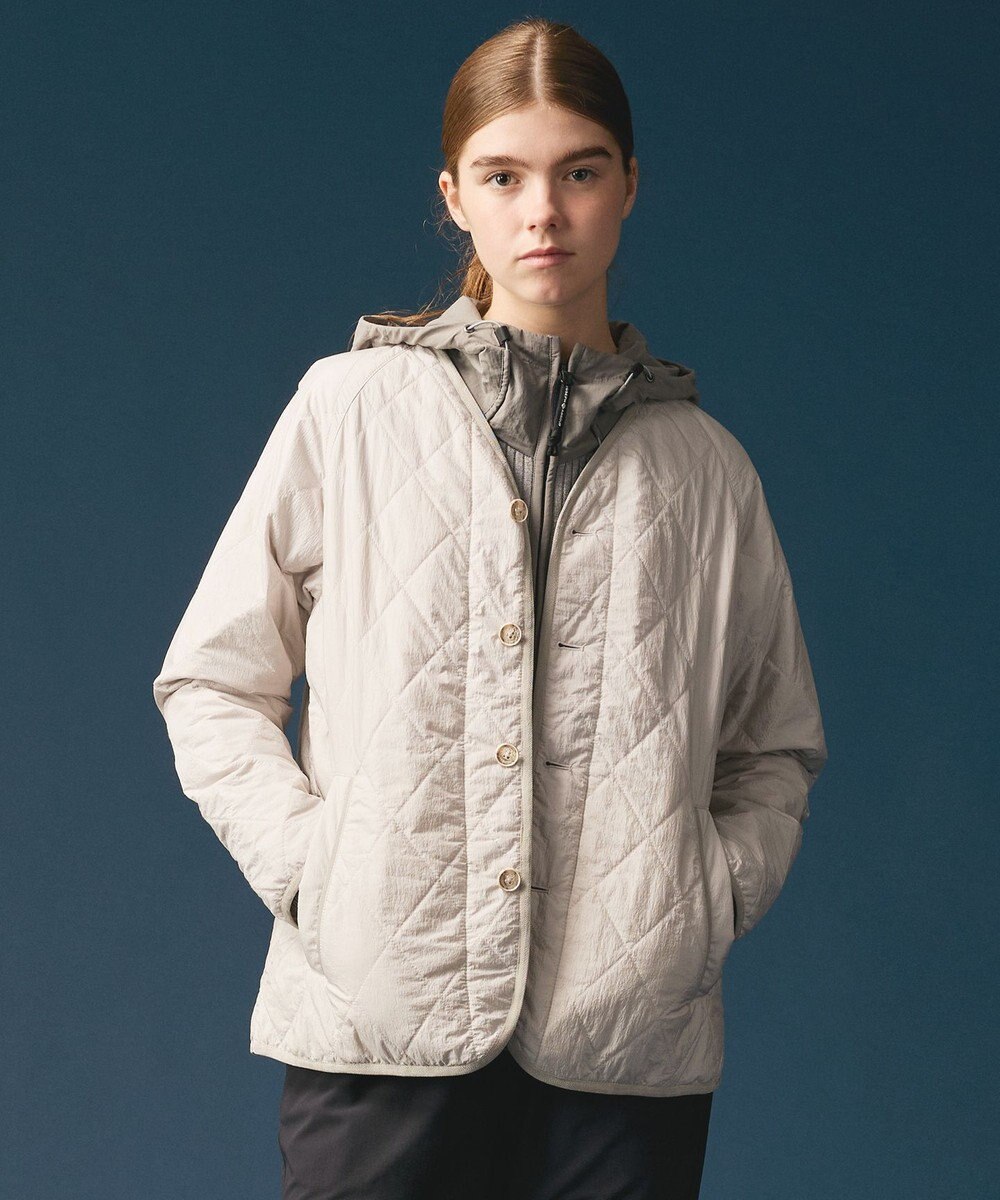 JOSEPH ABBOUD MOUNTAIN 【サステナブル/中綿/軽量/北陸ファブリック】ライトナイロンワッシャーブルゾン 