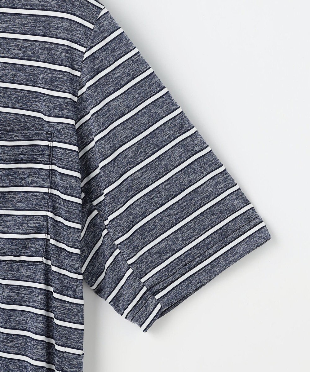 JOSEPH ABBOUD MOUNTAIN クールスキンボーダー Ｔシャツ 