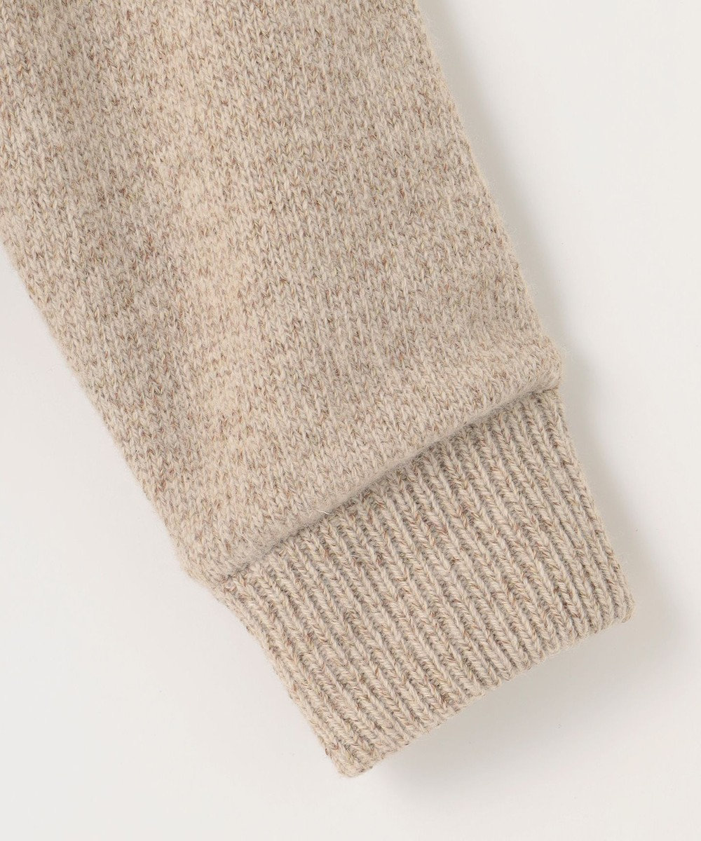 JOSEPH ABBOUD MOUNTAIN 【イタリア糸使用/サスティナブル素材/裏地付き/ライナードッキング対応】 コットンウールジャガードニットアウター 