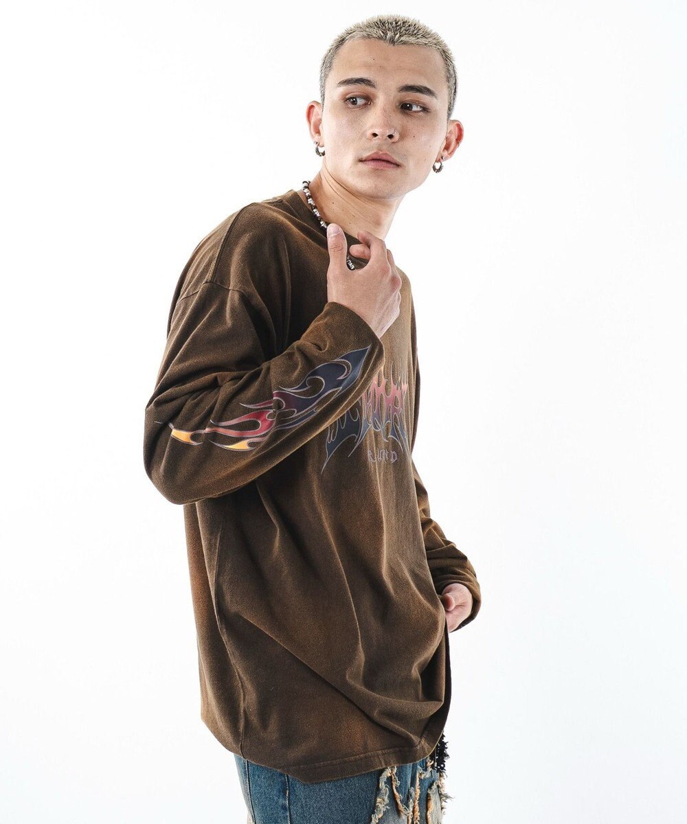 WEGO 【ユニセックス着用ITEM】フレイムグラフィックBIGT（LS） 